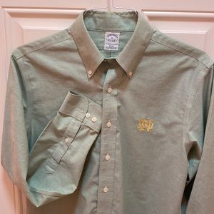 Brooks Brothers / Notre Dame Long- Sleeve Dress Shirt. Excellent condition!